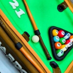 Torta de mesa de pool