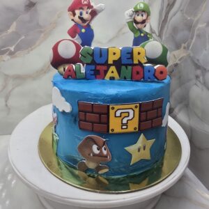 Mini cake de Mario Bros
