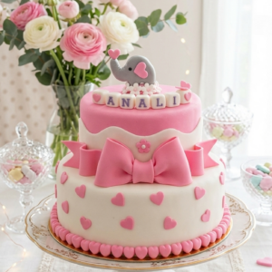Torta de baby Shower elefante